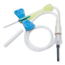 Vacutainer Safety-Lok Blood Collection Set with Luer Adapter, 25G x 0.75" Needle, and 12" Tubing