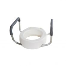  Essential Medical B5083 Toilet Seat Riser w/ Arms-Elongated