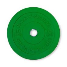 Chicago Extreme Bumper Plate, Green, 10 lb.