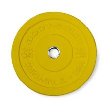 Chicago Extreme Bumper Plate, Yellow, 25 lb.