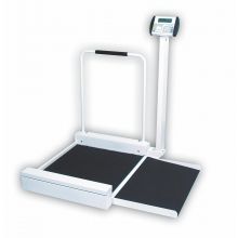 Digital Wheelchair Scale with 1 Ramp and Handrail, Weight Capacity of 800 lb. (363 kg)