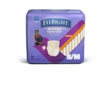 FitRight Ultra Incontinence Underwear for Women, Size S / M, For Waist Size 28"-40"
