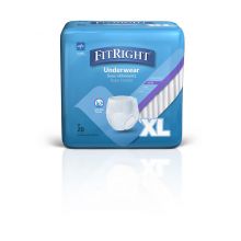 FitRight Super Protective Underwear, Size XL, for Waist Size 56"-68"