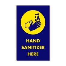 Hand Sanitizer Here Mat, 4' x 6'
