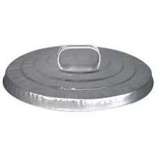 Round Silver Trash Can G1164247