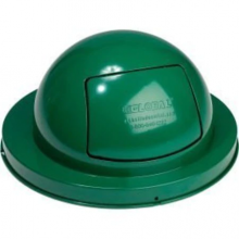 Steel Dome Lid For 36 Gallon Trash Can, Green