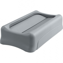 Swing Lid, f/Slim Jim Containers, 20-1/2"x11-7/10"x5", Gray