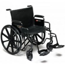 Traveler HD Wheelchair, 24" x 18", Detachable Desk Arm, Swing-Away Footrest