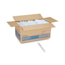 Dixie Heavy-Weight Polystyrene Disposable Plastic Knives, White, 1, 000 Knives / Case