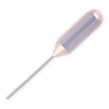 Transfer Pipet, 4.0mL, Narrow Stem, Short, 85mm, Sterile, Individually Wrapped, 100/Bag, 5 Bags / Unit