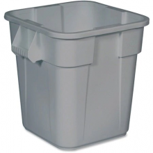 Brute Container, 28 Gal, 22-1/2"x21-1/2"x22-1/2", GY