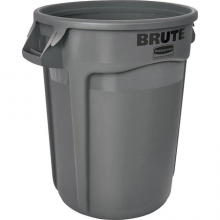 Brute Container, Hvy-Dty, 32 Gallon, Gray