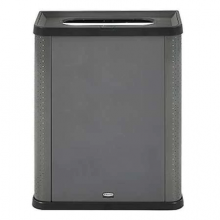 23 gal Square Trash Can, 23 gal Capacity, Open Top