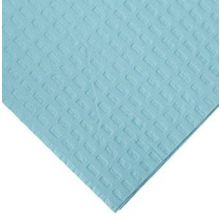 Ultimate Bib / Towel, 3-Ply, Diamond Embossed, Blue, 13" x 18"