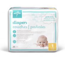 Disposable Baby Diapers, Size 1, 8-14 lb.