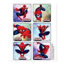Spider-Man Stickers, 2-1/2" x 2-1/2", 75/Pk