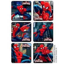 Spider-Man Action Stickers, 2-1/2" x 2-1/2", 75/Pk