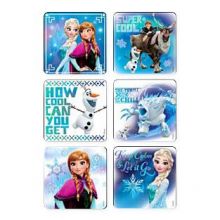 Disney Frozen Glitter Stickers, 2.5", 75/Roll