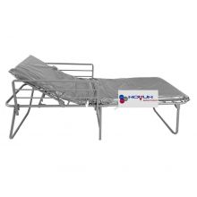 Emergency Cot with Pad, Side Rails and IV Pole