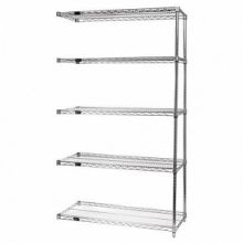 12" x 60" x 54 Stainless Steel Add-On Kit with 5 Shelves