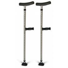 Single-Tube Crutches with 400 lb. Capacity, Universal