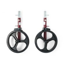 One Pair Of Rear Wheel Assemblies for MDS86800XW, 1 Left and 1 Right Rear Assembly, Includes Legs With Brake Shoes, Wheels and Bearings