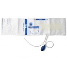 Disposable Soft Cloth Double-Tube Blood Pressure Cuff with Bulb and Valve, Slip Luer, Thigh