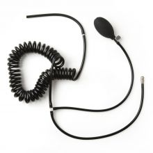 Sphygmomanometer Coil Tubing with T-Adapter and HP Connection, 4' Length (When Uncoiled)