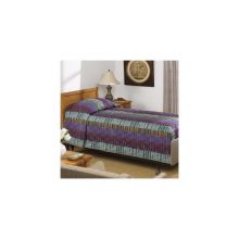 Cozy Reversible Twin-Sized Capped Quilt, Palmer, 71" x 102"