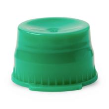 Polyethylene Snap-Style Test Tube Cap for 12 or 13 mm Tubes, Green, 1, 000/Poly Bag