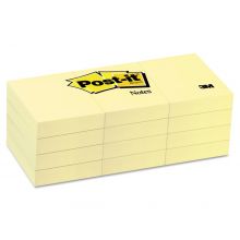 Post-it Canary Yellow 1.5" x 2" 100-Sheet Adhesive Notes