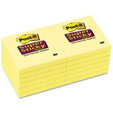 Post-it Canary Yellow 3" x 3" 90-Sheet Adhesive Notes