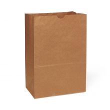 Brown Paper Bag, #1/6BBL, 12" x 7" x 17"
