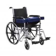 Lap Cushion for Full-Length Arm Wheelchairs, Navy Blue, 16" x 20"