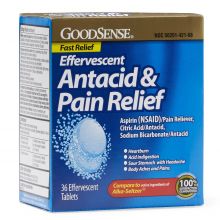 Effervescent Antacid and Pain Relief Tablets OTC001488