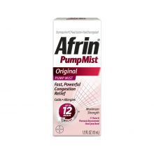Afrin Original Pump Mist Nasal Spray, 15 mL