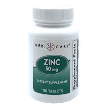 GeriCare Zinc Sulfate Tablet, 50 mg, 100/Bottle