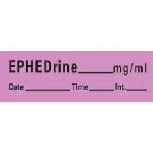 "Ephedrine Drug" Label, Violet, 500/Roll
