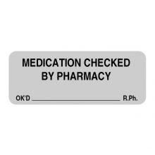 Medication Checked by Pharmacy Label