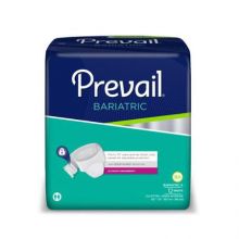 Prevail Incontinence Briefs, Bariatric, Size 2XL, 12/Pack