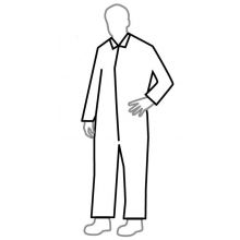Tyvek 400 Zip Front Coverall with Open Wrists / Ankles, Style TY120S, White, Size 2XL