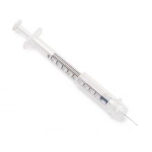 Safety Insulin Syringe with Needle, 0.5 mL, 29G x 0.5"