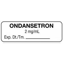 Anesthesia Label, Ondansetron 2 mg/mL, 1-1/2" x 1/2"