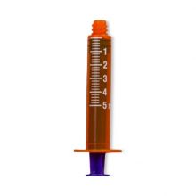 Amber Feed, Flush, and Irrigation ENFit Syringe, Nonsterile, 5 mL