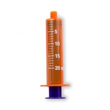 Amber Feed, Flush, and Irrigation ENFit Syringe, Nonsterile, 20 mL