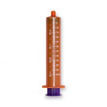 Amber Feed, Flush, and Irrigation ENFit Syringe, Nonsterile, 60 mL