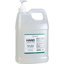 Alcohol Gel Hand Sanitizer - Gallon Bottle w/ One Pump, Lavender Scent - 4 Bottles/Case - WC-30008