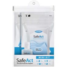 SafeAct Personal Protective Supplies Mini Kit - Pkg Qty 30