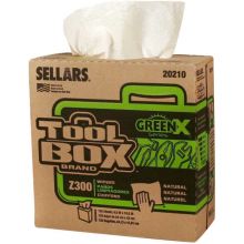 Toolbox Z300 Greenx Series Interfold, Natural, 135 Sheets/Box, 8 Boxes