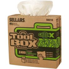 Toolbox Z400 Greenx Series Interfold, Natural, 100 Sheets/Box, 8 Boxes